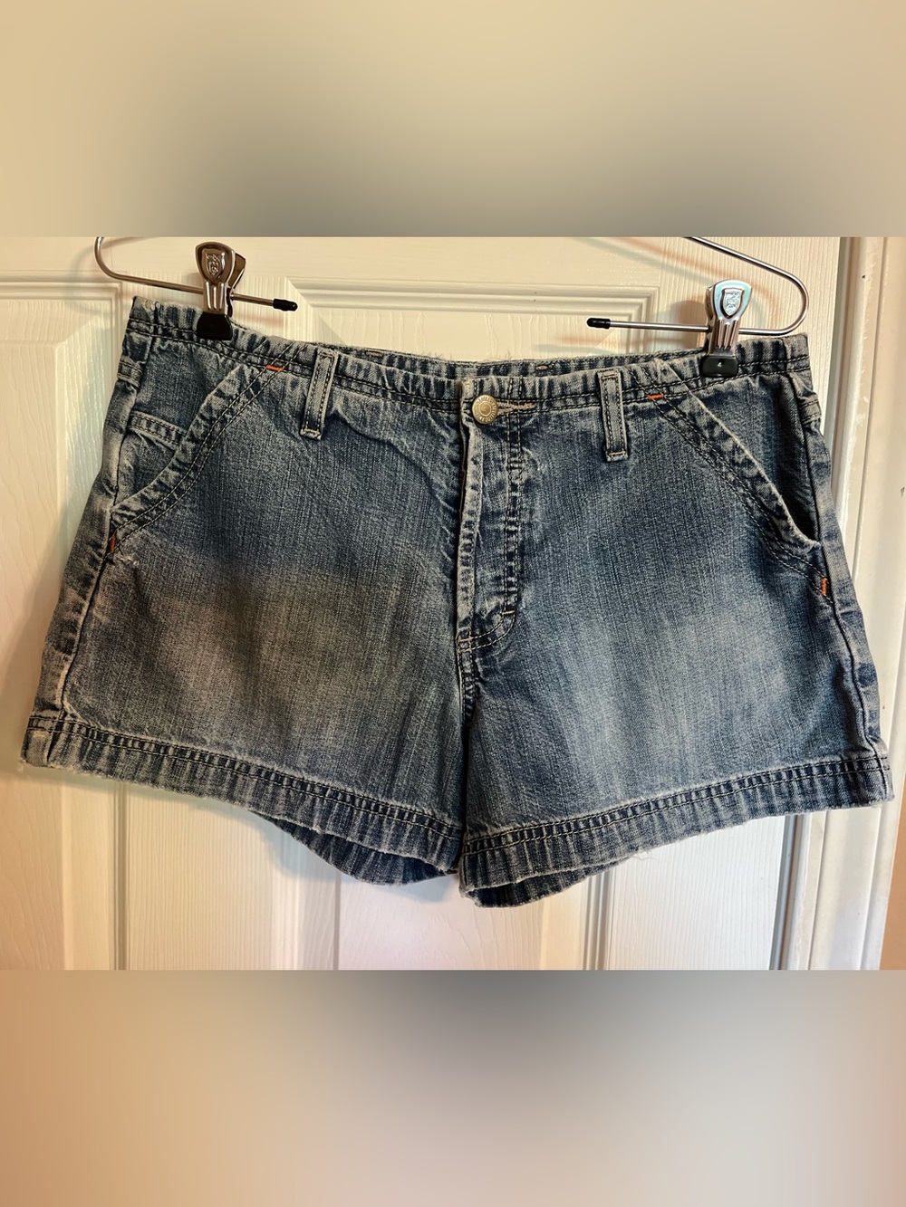 Vintage American Eagle Denim Shorts Sz 6 Button Fly